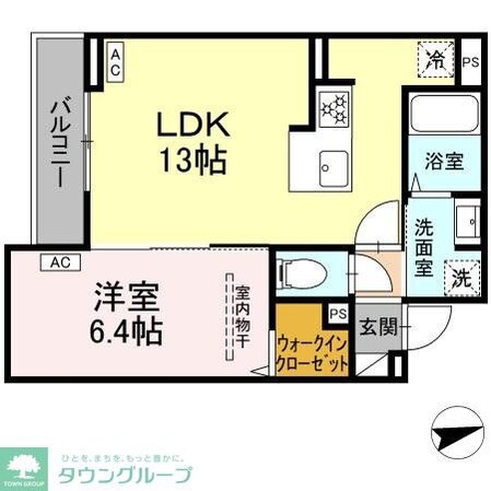 セレスティア祖師谷の物件間取画像